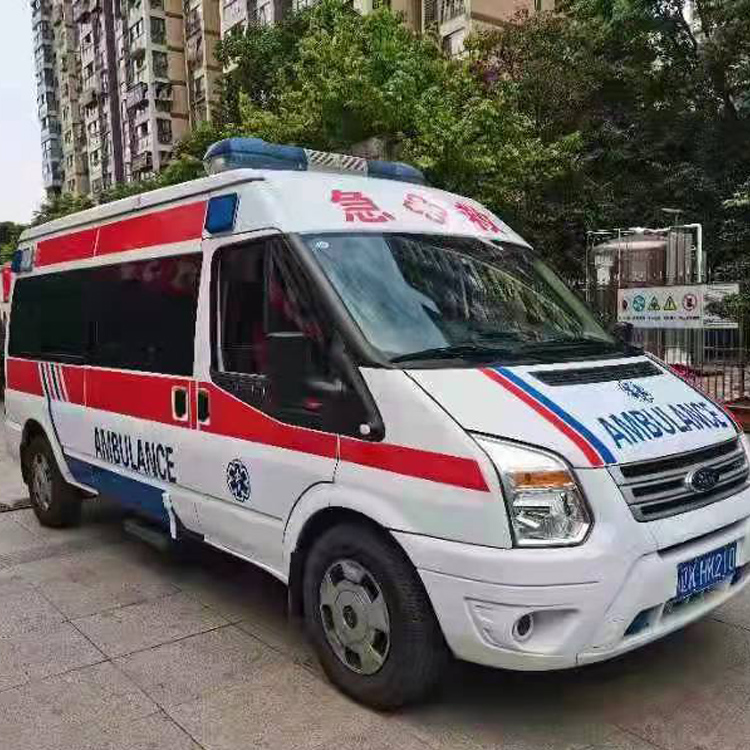 高州长途救护车护送病人返乡